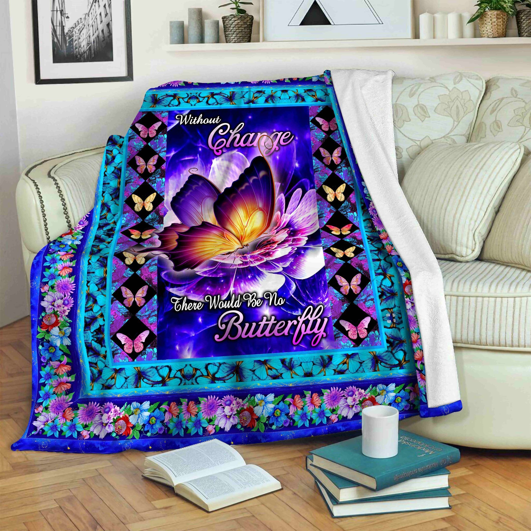 Butterfly Fleece Blanket