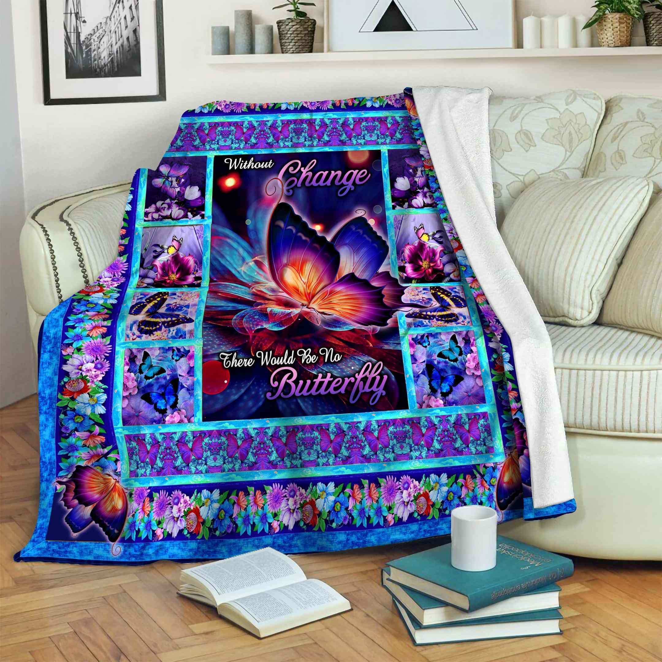 Butterfly Fleece Blanket