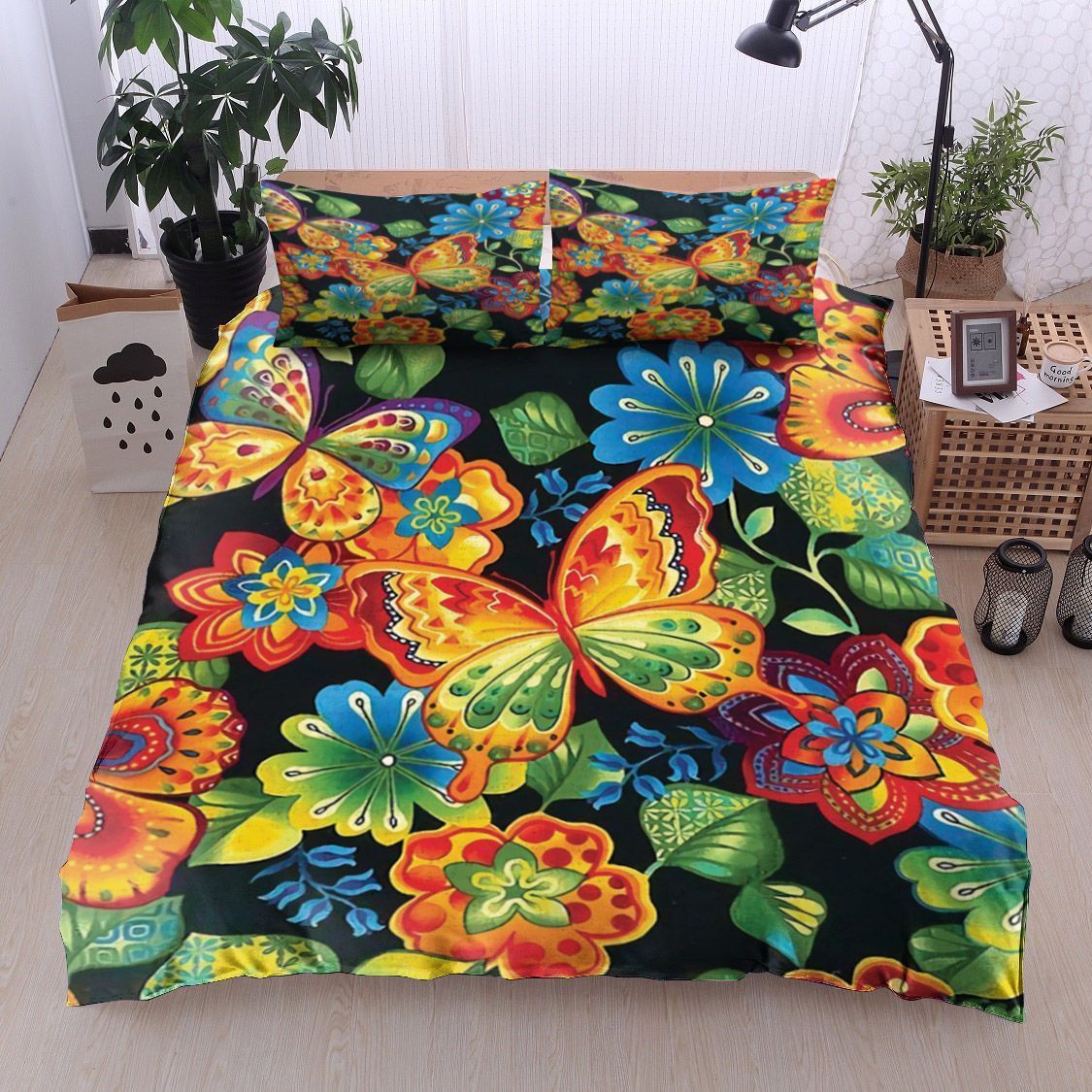 Butterfly Flower Bedding Set