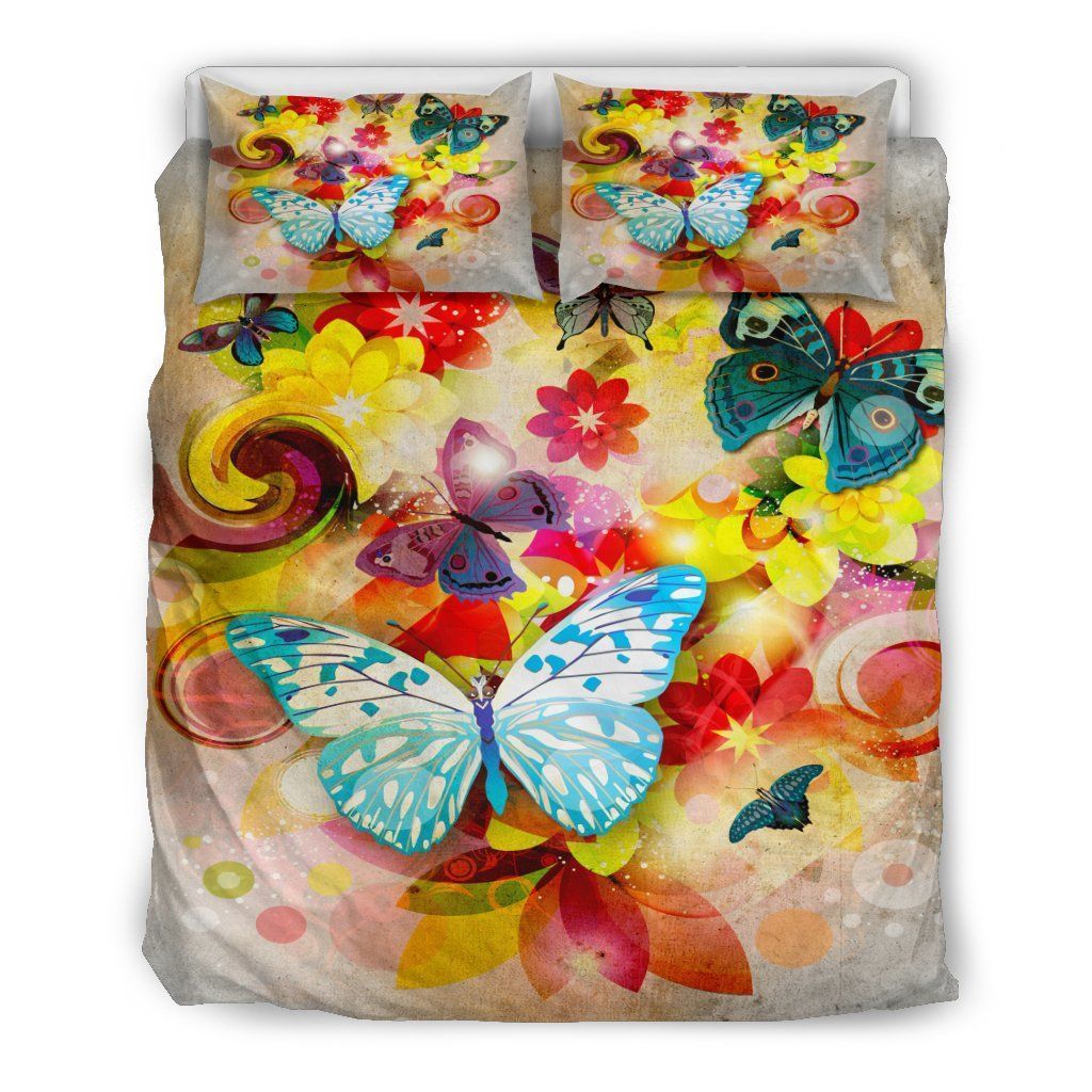 Butterfly Flower Bedding Set