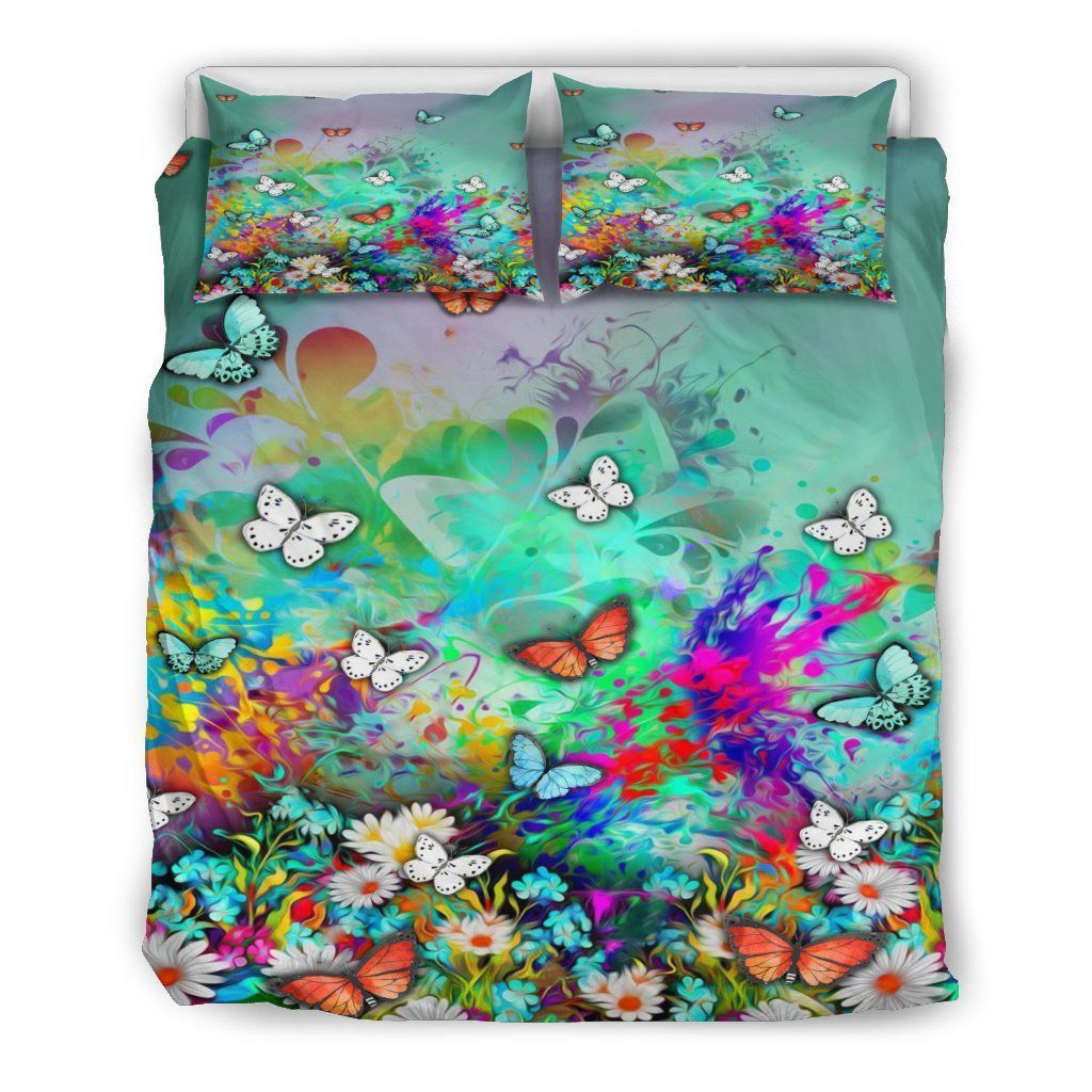 Butterfly Flower Bedding Set