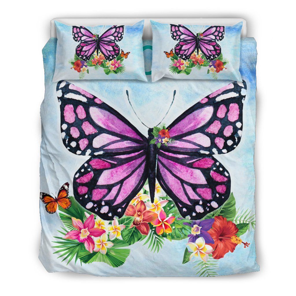 Butterfly Flower Bedding Set