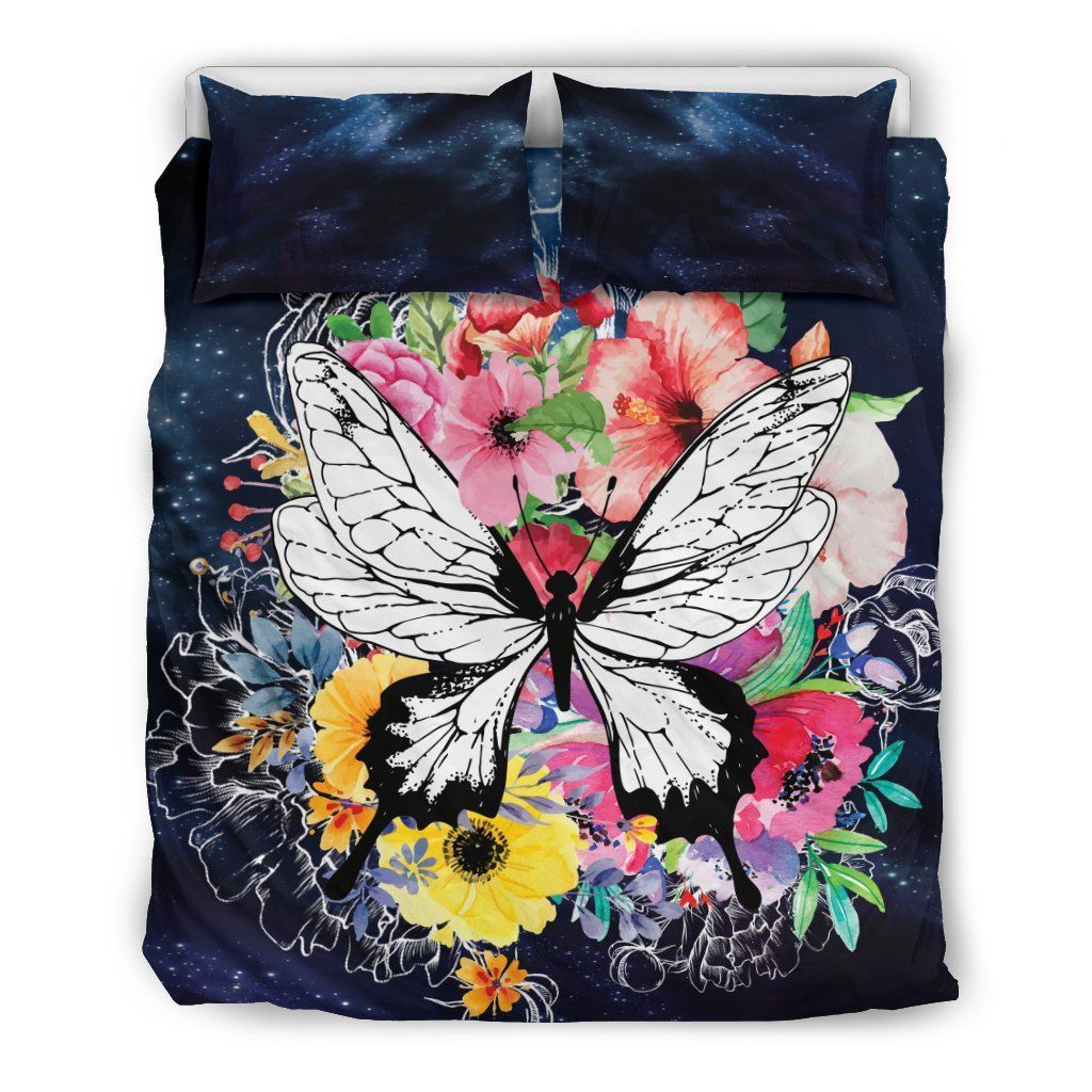 Butterfly Flower Bedding Set