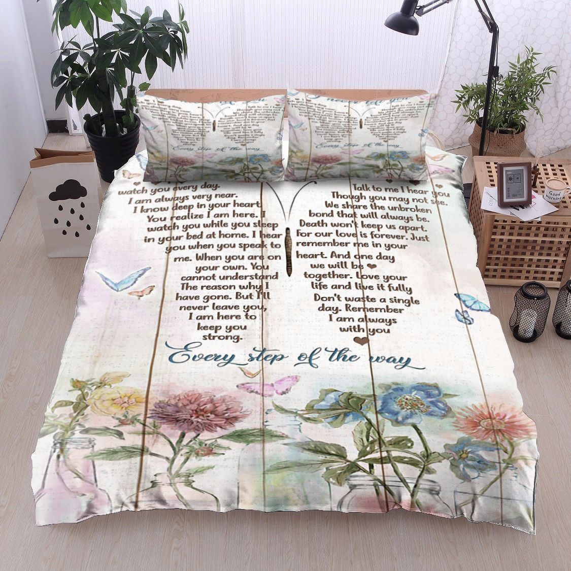 Butterfly Flower Bedding Set