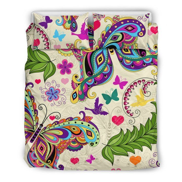 Butterfly Flower Bedding Set