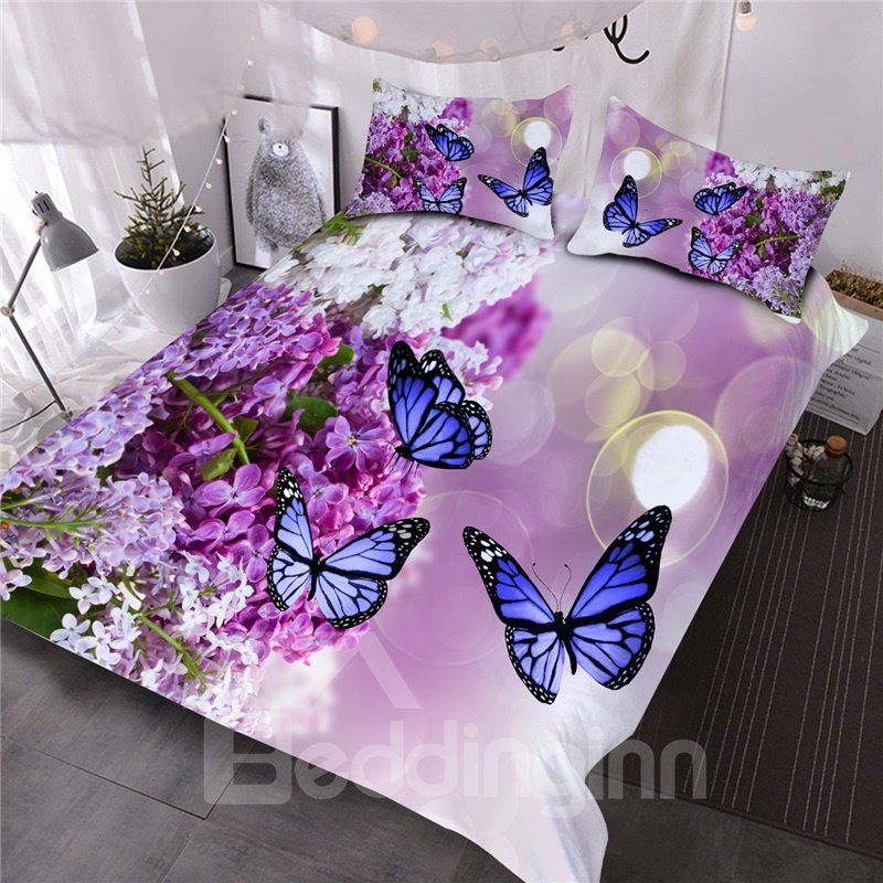 Butterfly Flower Bedding Set