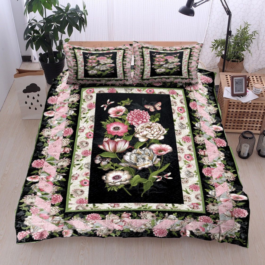 Butterfly Flower Garden Bedding Set