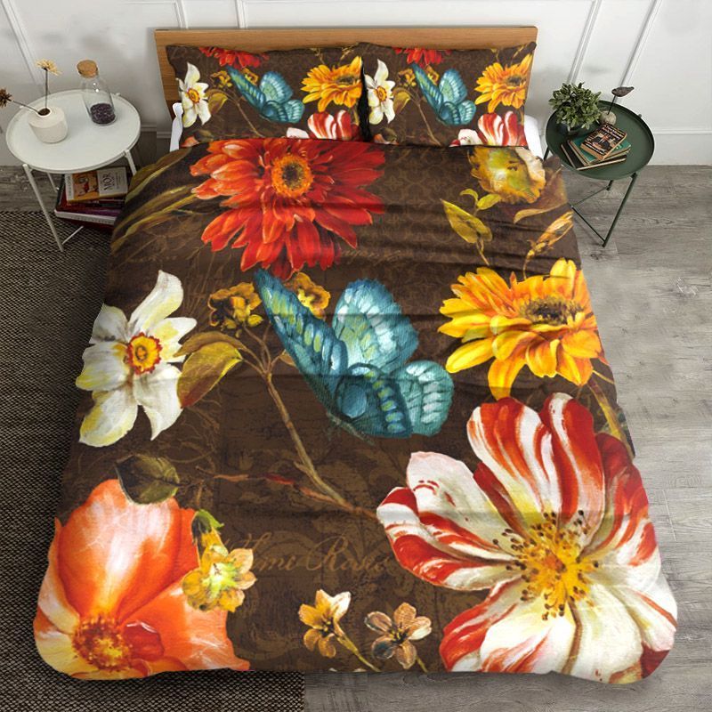 Butterfly Flower Bedding Set