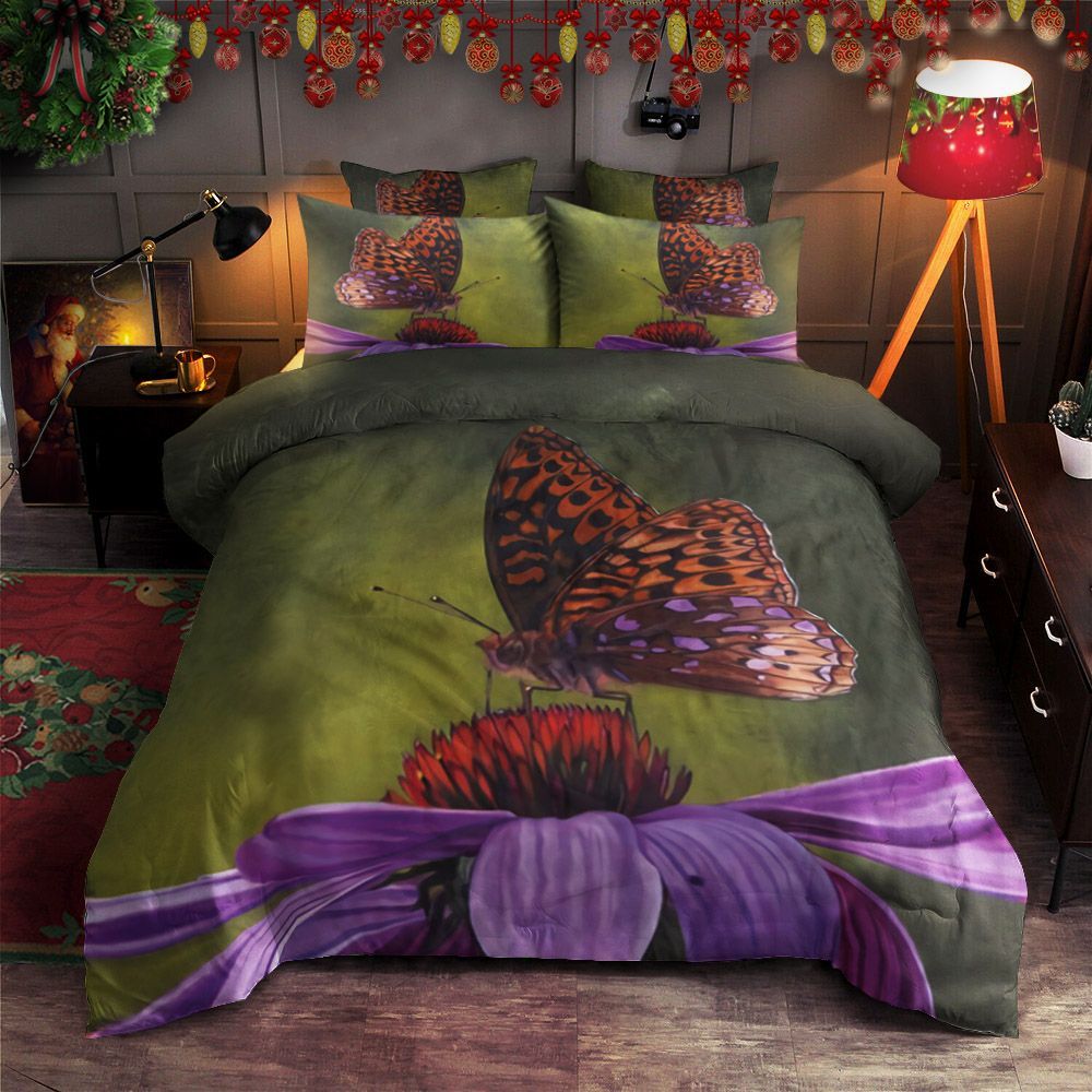 Butterfly Flower Bedding Set