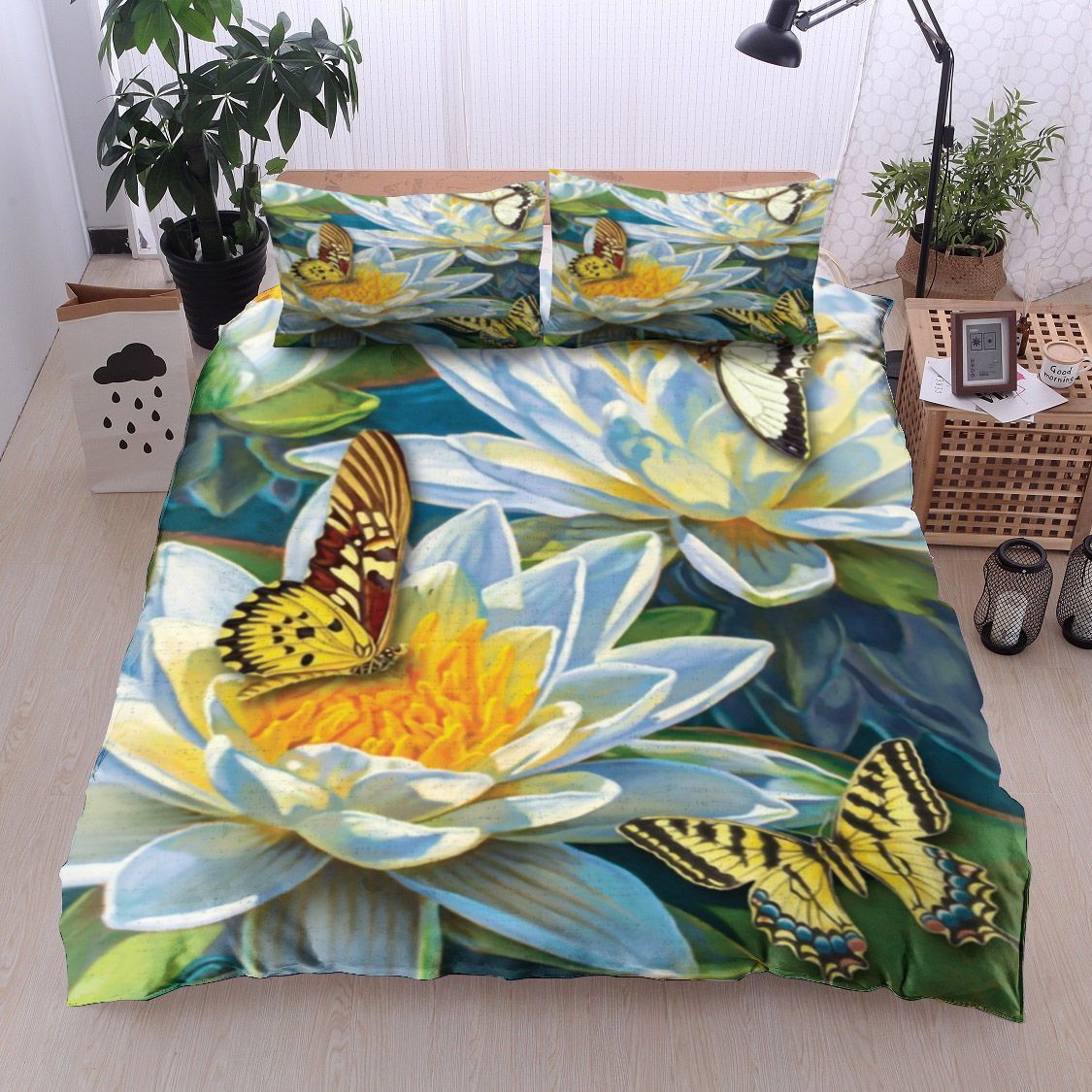 Butterfly Flower Bedding Set