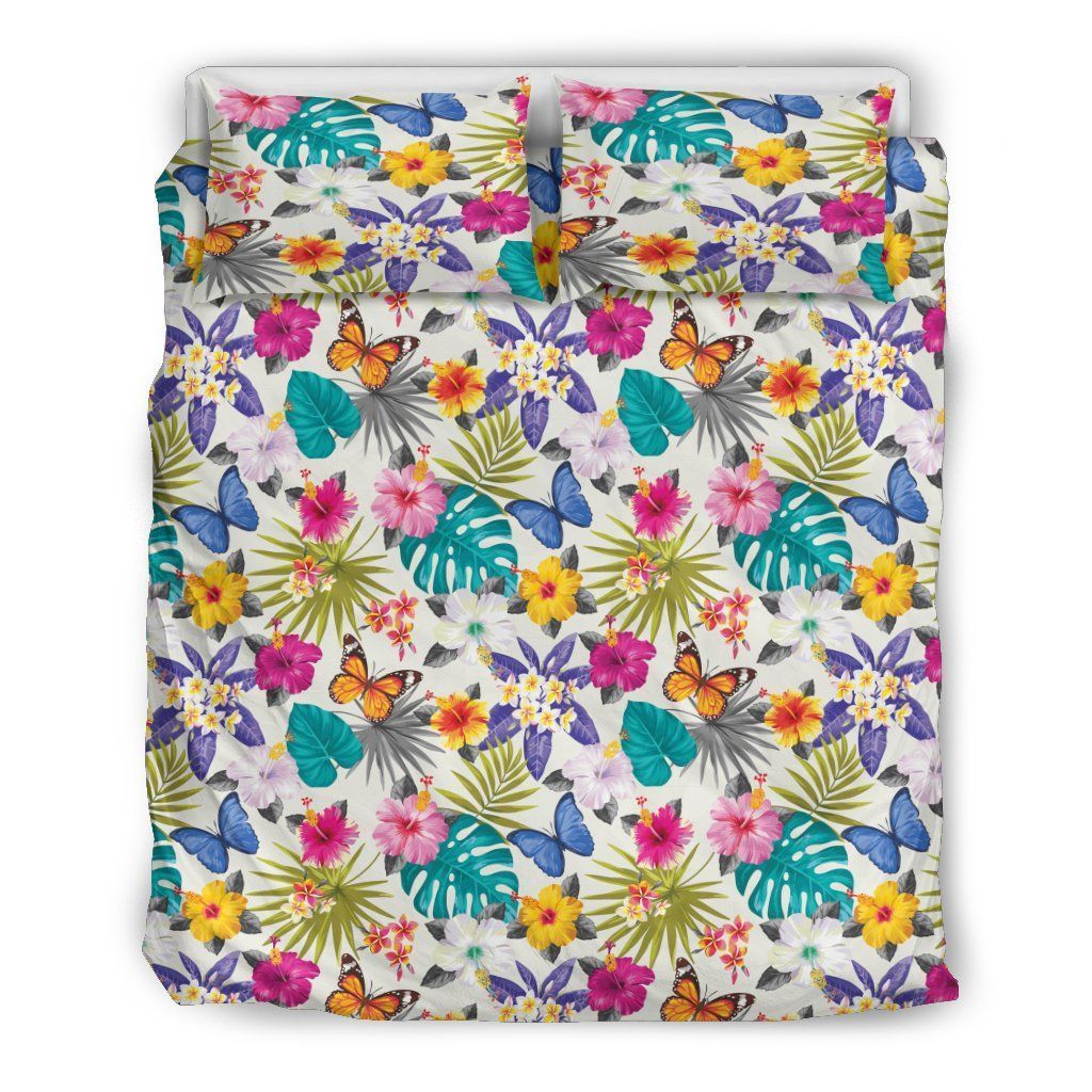 Butterfly Flowers Bedding Set