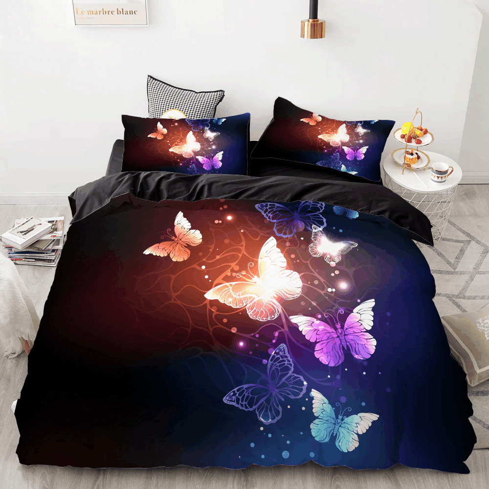 Butterfly Galaxy Beautiful Bedding Set