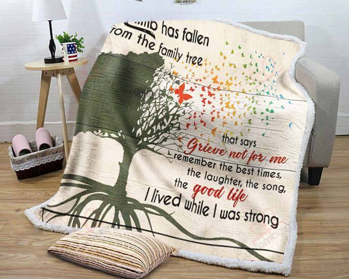 Butterfly Grieve Not For Me Sherpa Fleece Blanket