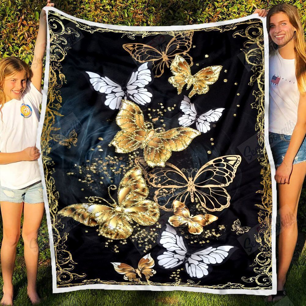 Butterfly Fleece Blanket