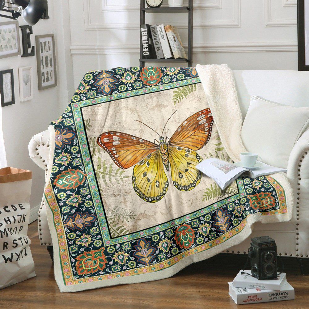 Butterfly Sherpa Fleece