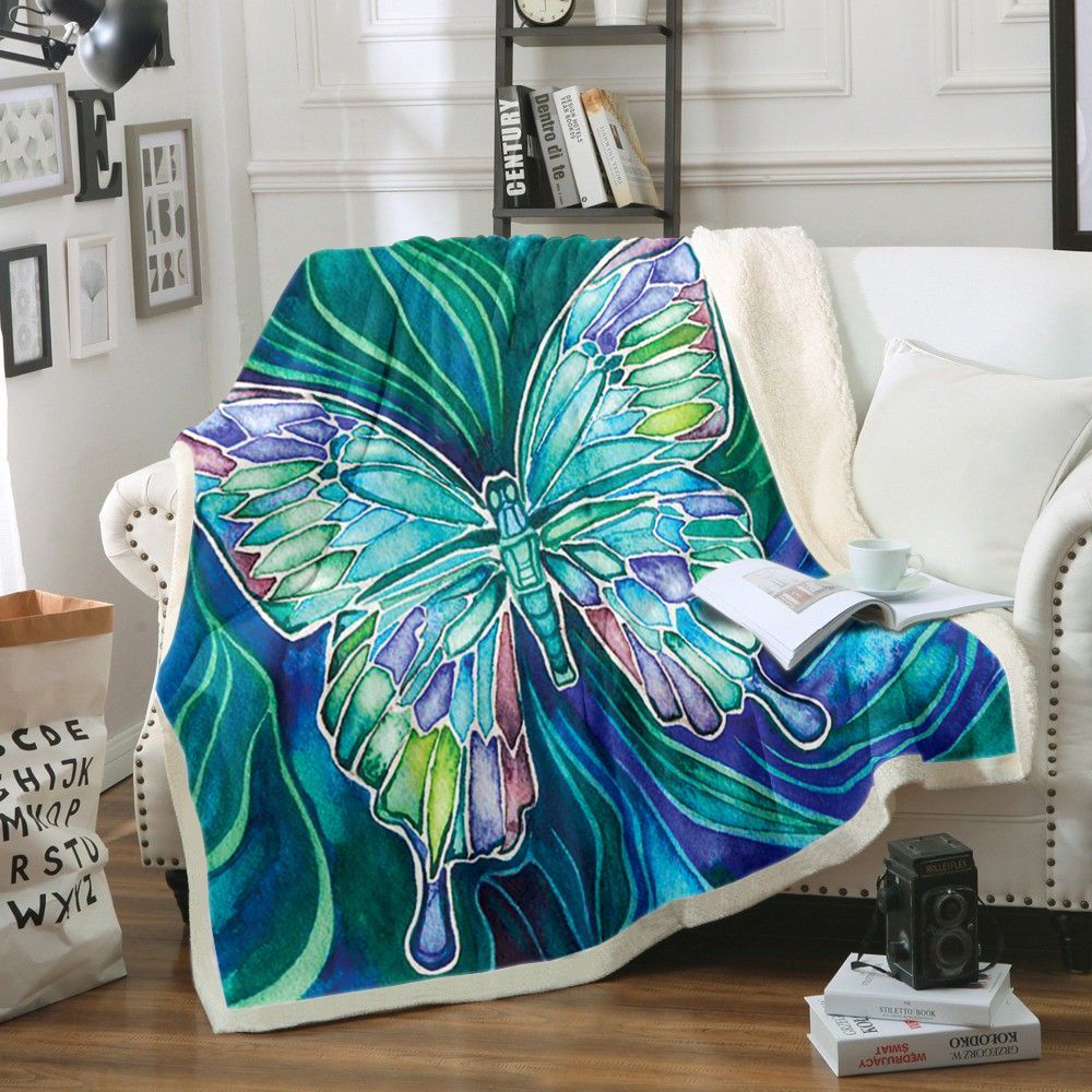 Butterfly Sherpa Fleece