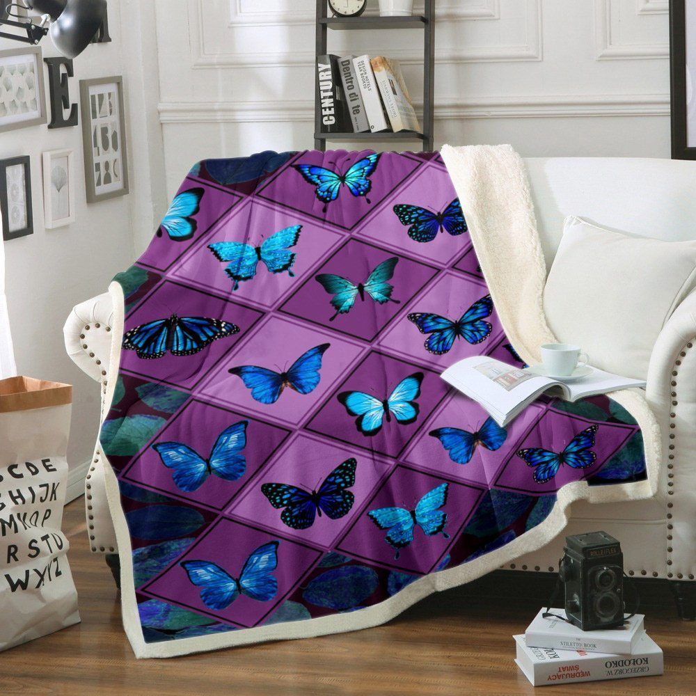 Butterfly Sherpa Fleece