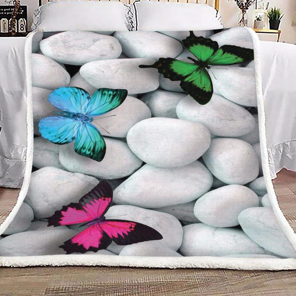 Butterfly Sherpa Fleece