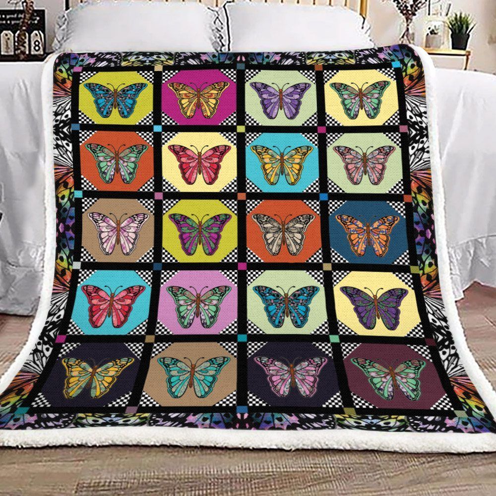 Butterfly Sherpa Fleece