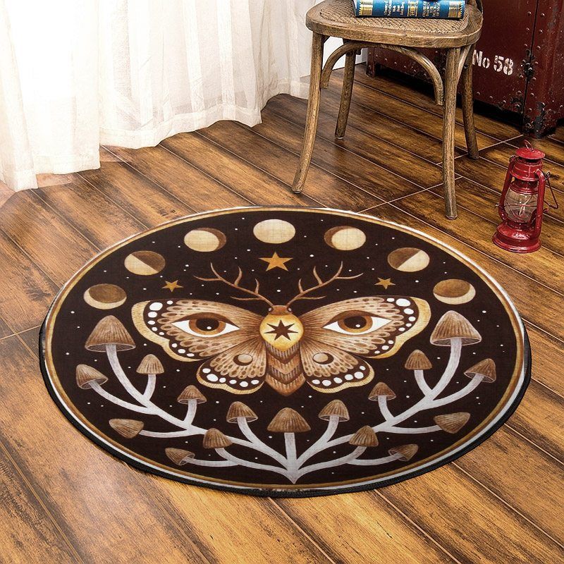 Butterfly Round Carpet