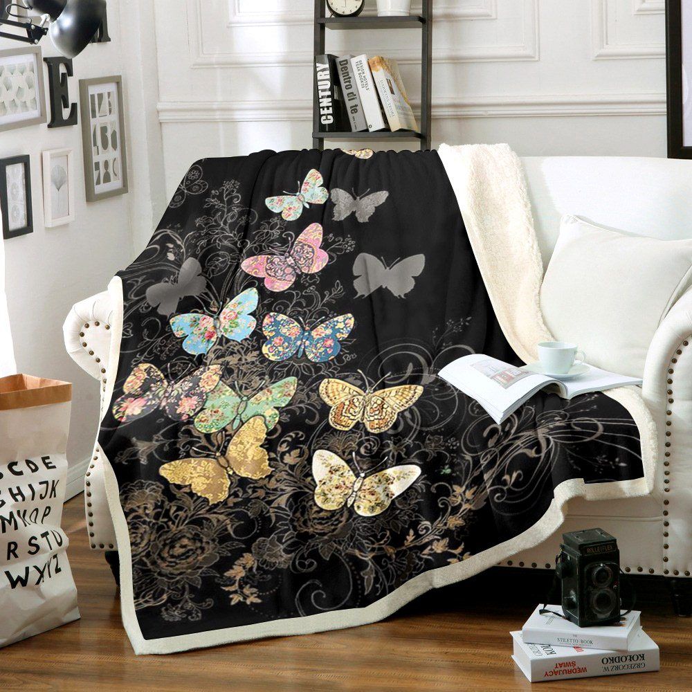 Butterfly Sherpa Fleece