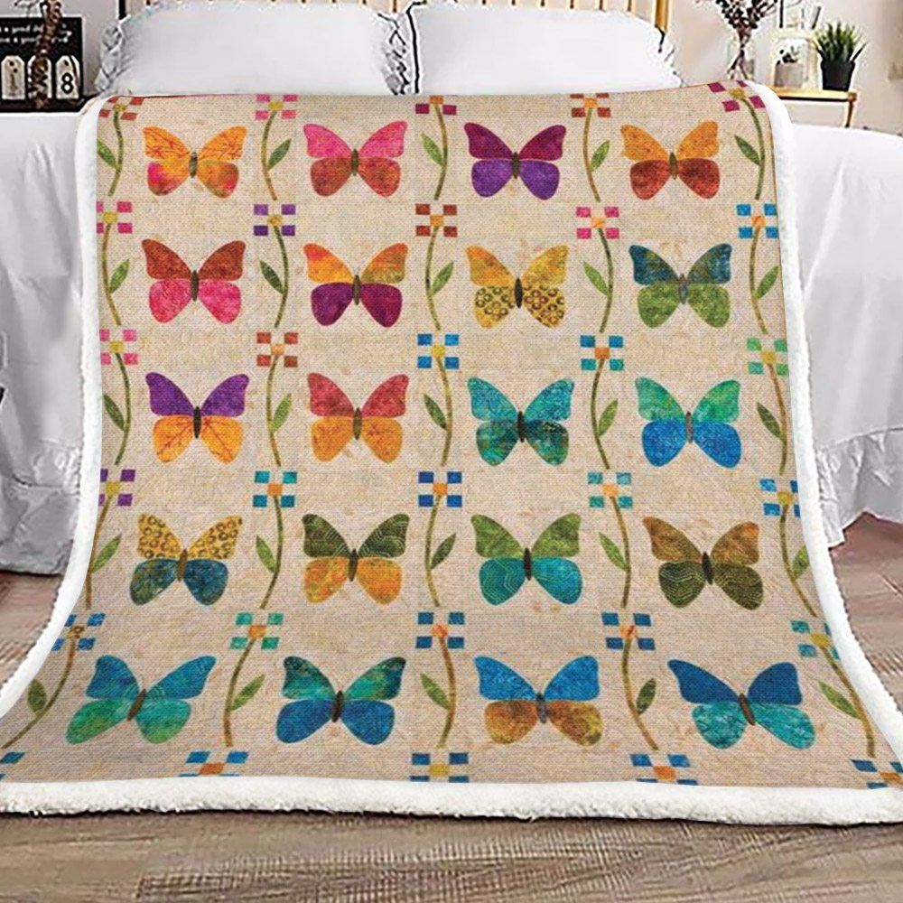 Butterfly Sherpa Fleece