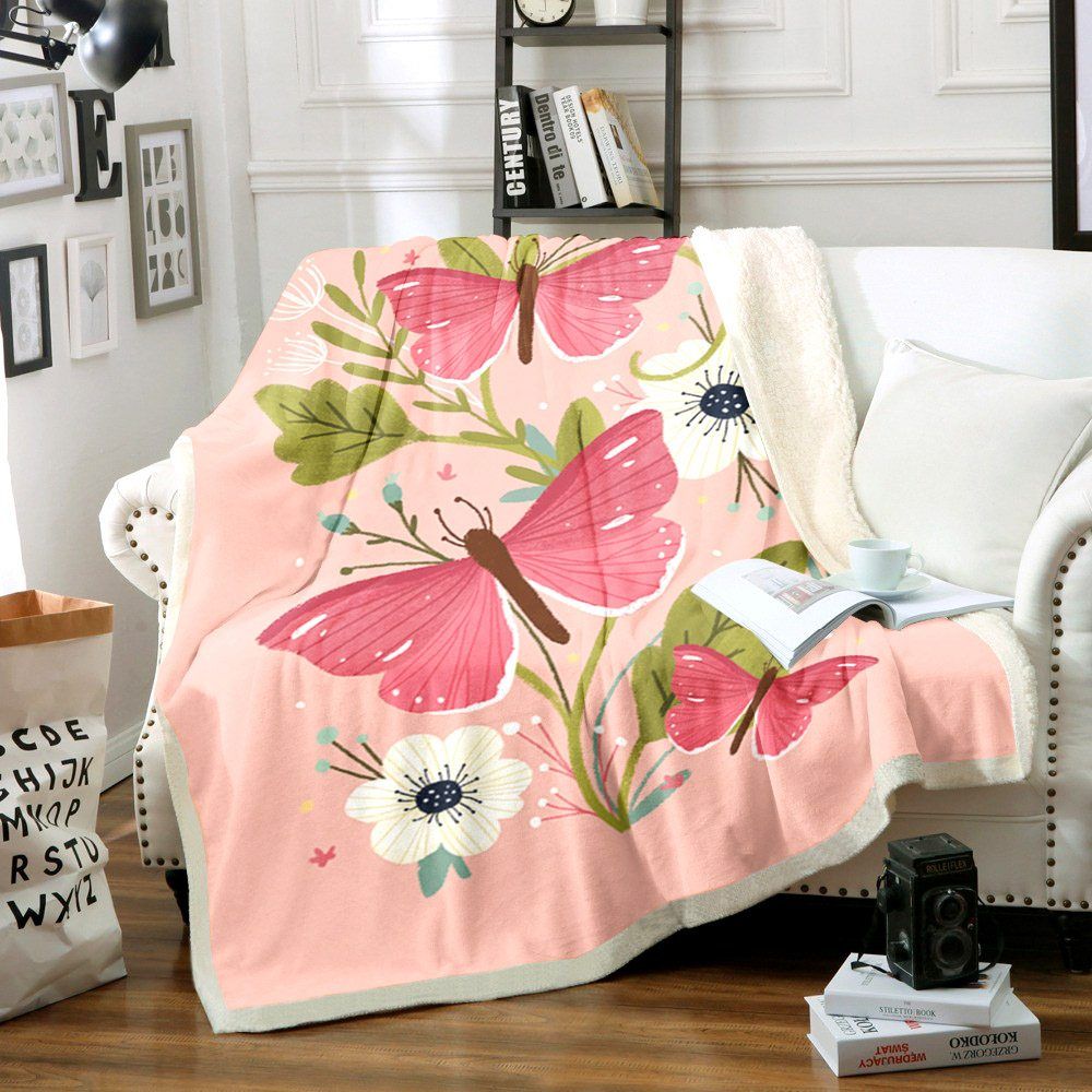 Butterfly Sherpa Fleece