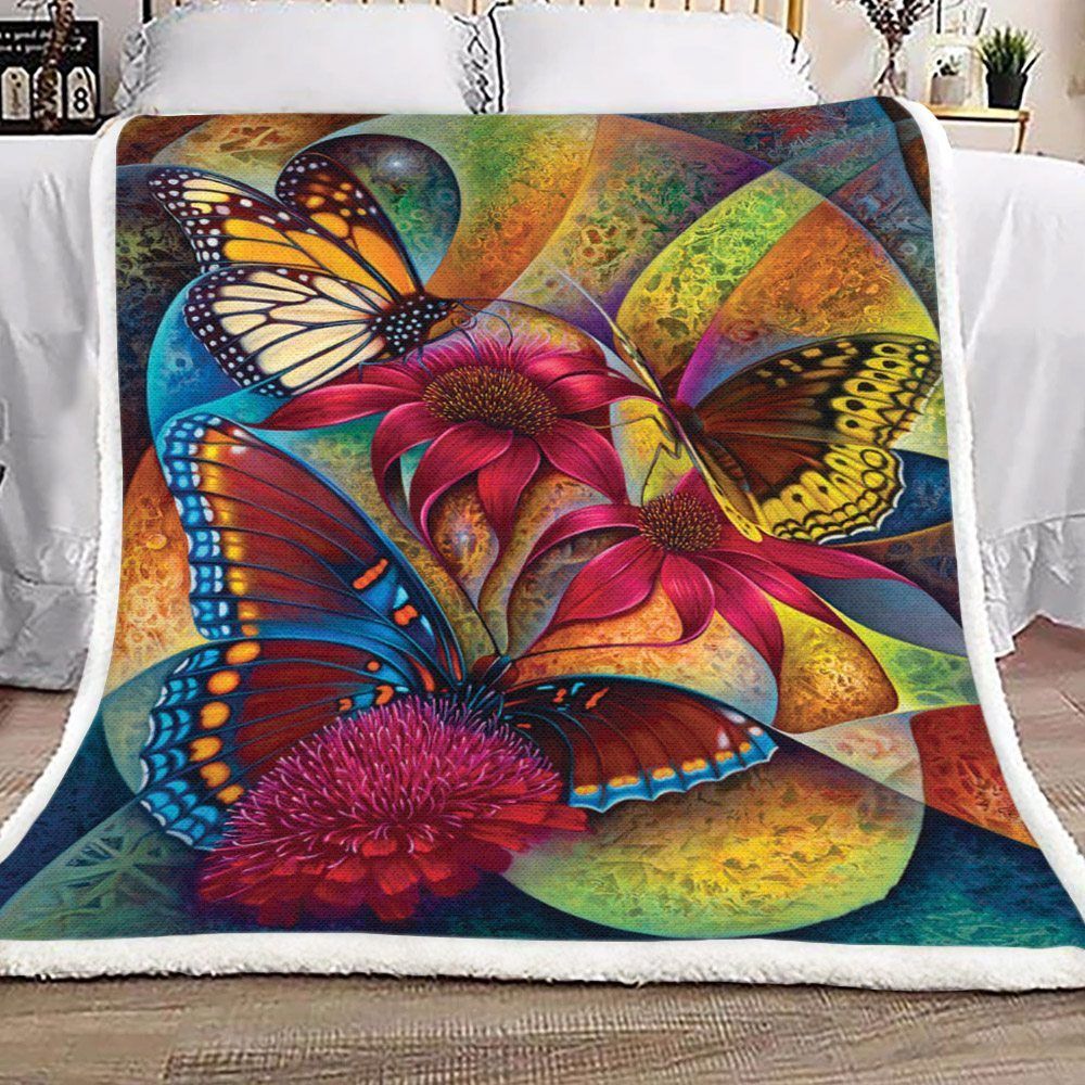 Butterfly Sherpa Fleece