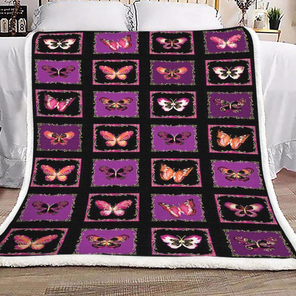 Butterfly Sherpa Fleece