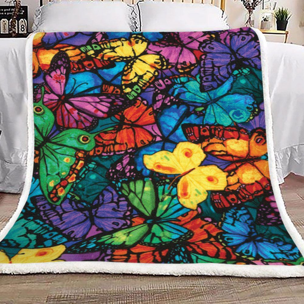 Butterfly Sherpa Fleece