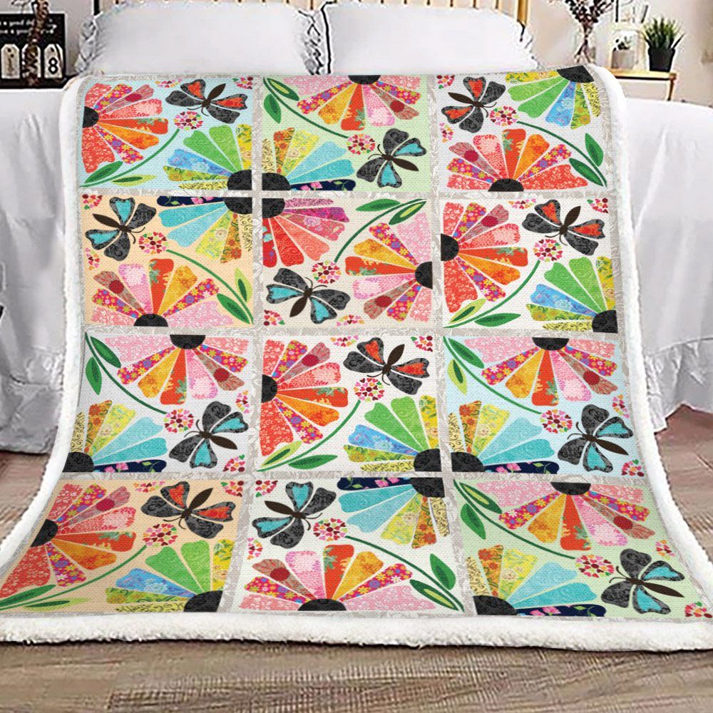 Butterfly Sherpa Fleece
