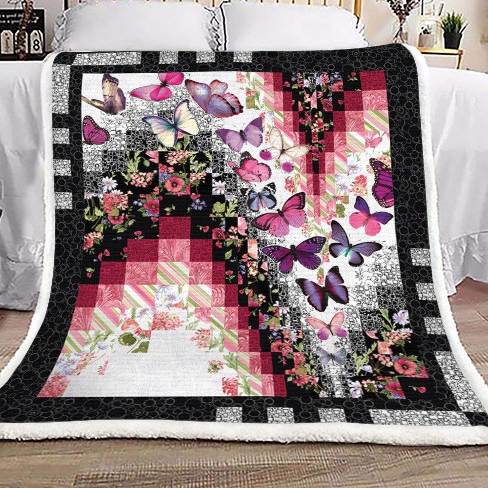 Butterfly Sherpa Fleece