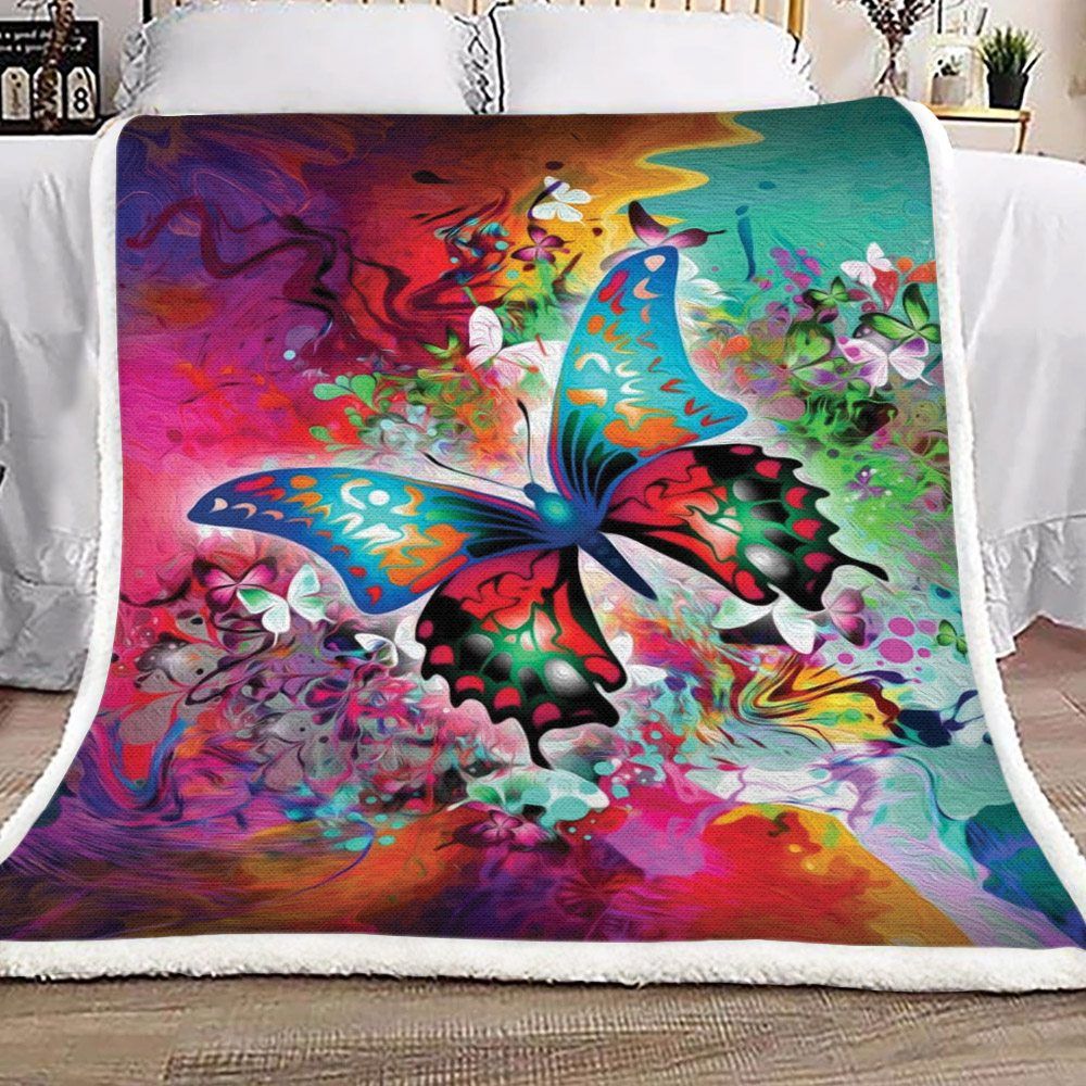 Butterfly Sherpa Fleece
