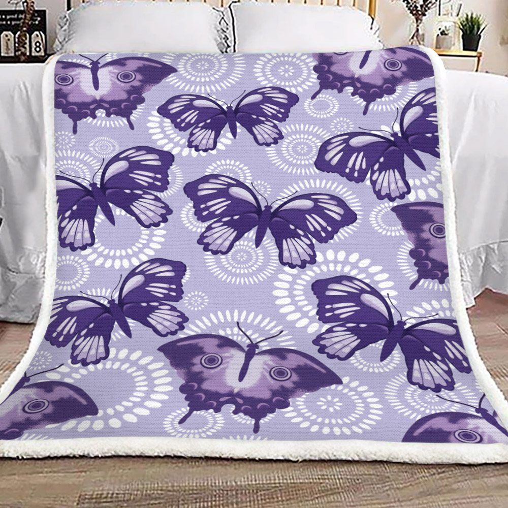 Butterfly Sherpa Fleece