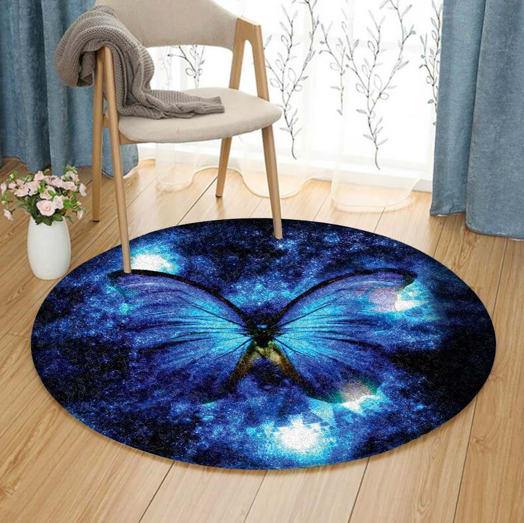 Butterfly Round Carpet
