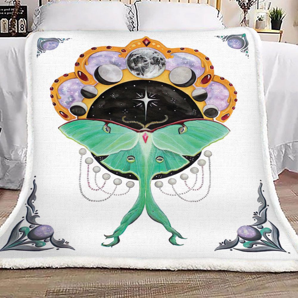 Butterfly Sherpa Fleece Blanket
