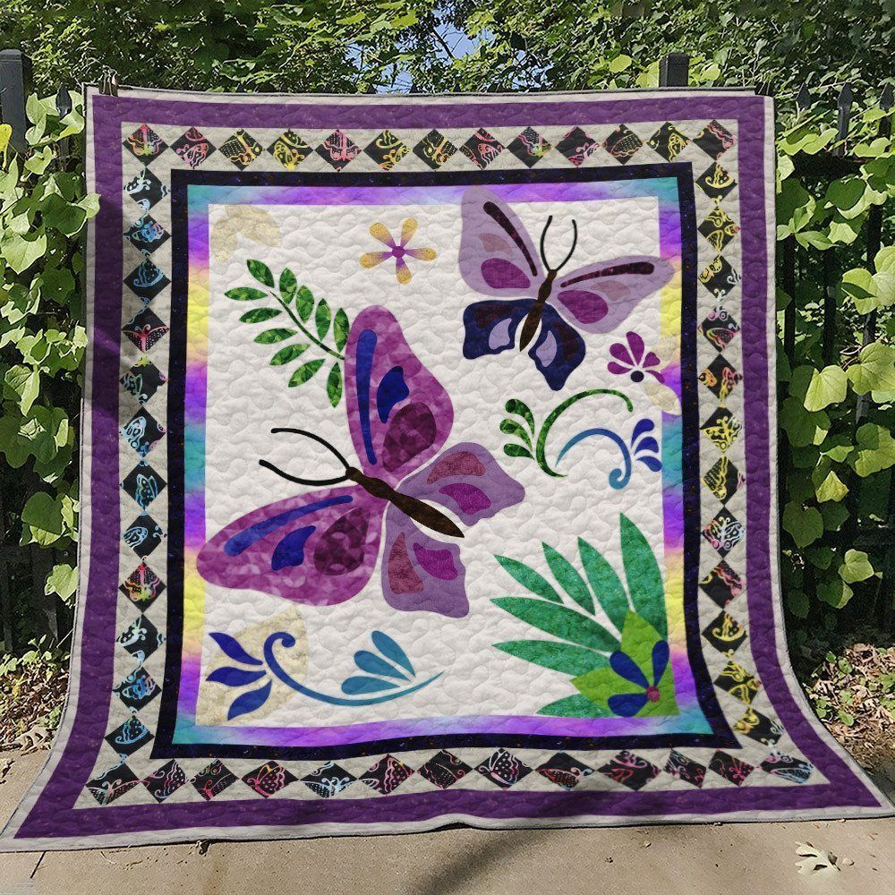 Butterfly HN270606 Quilt Blanket