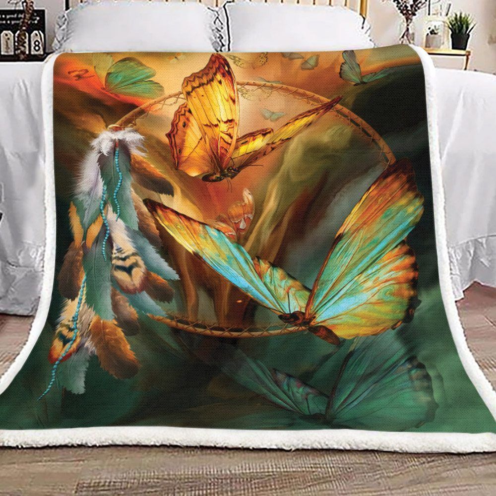 Butterfly Sherpa Fleece