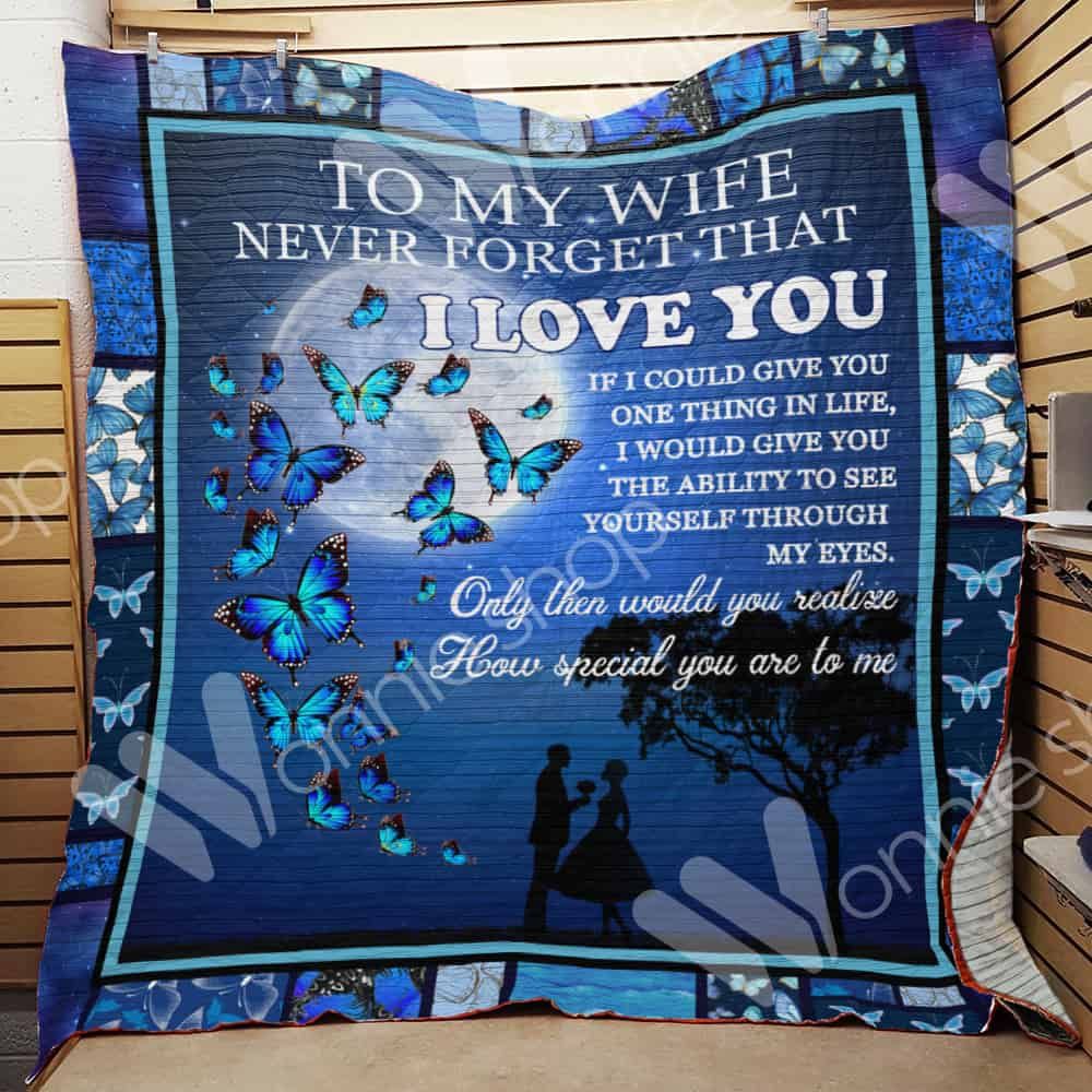 Butterfly Husband And Wife Quilt Blanket DHC03021447TD