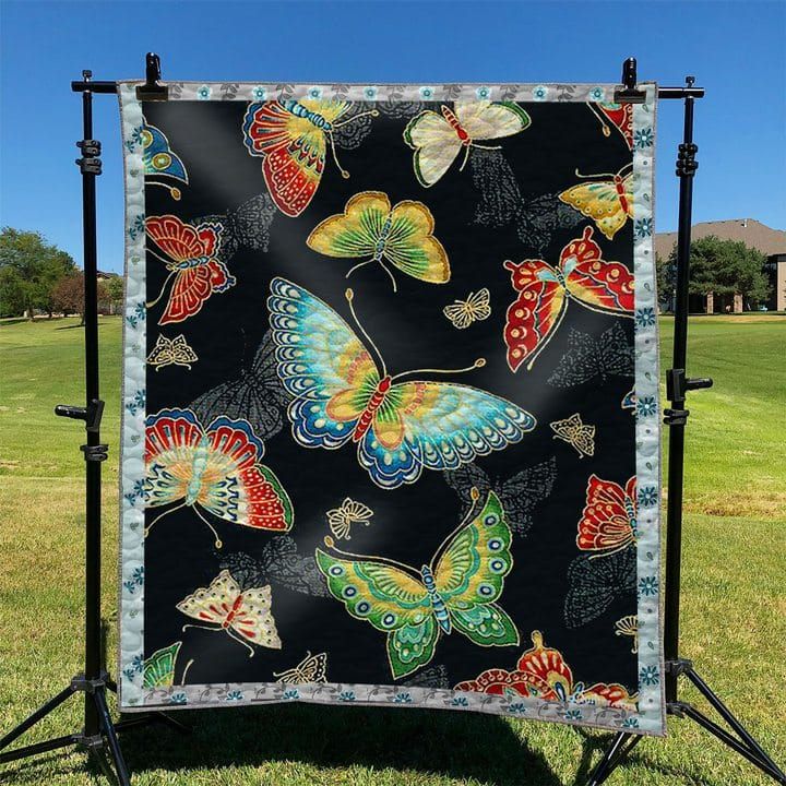 Butterfly I Can Feel It Quilt Blanket Dhc03011420Dd