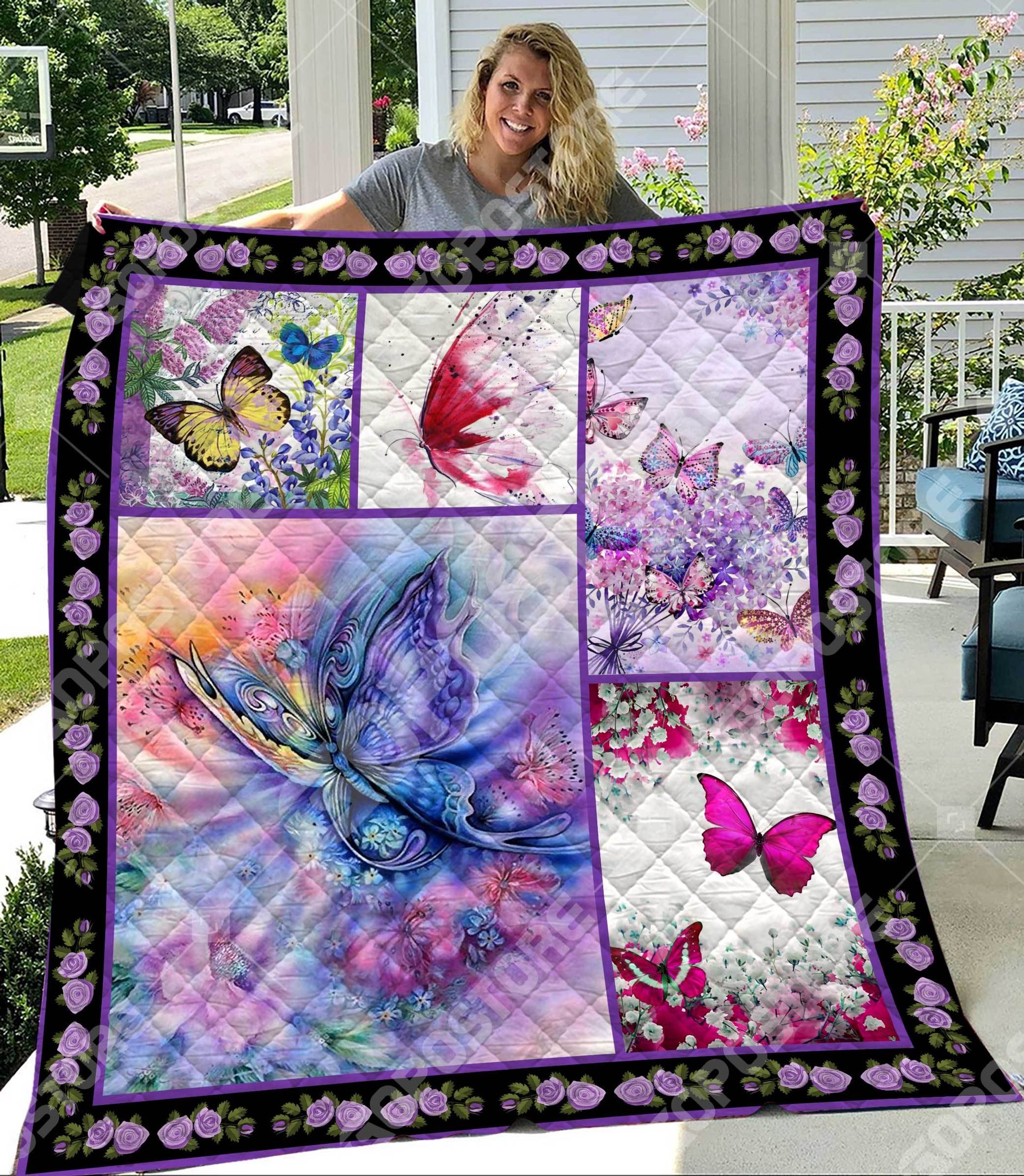 Butterfly In Heaven Quilt Blanket DHC3112292TD