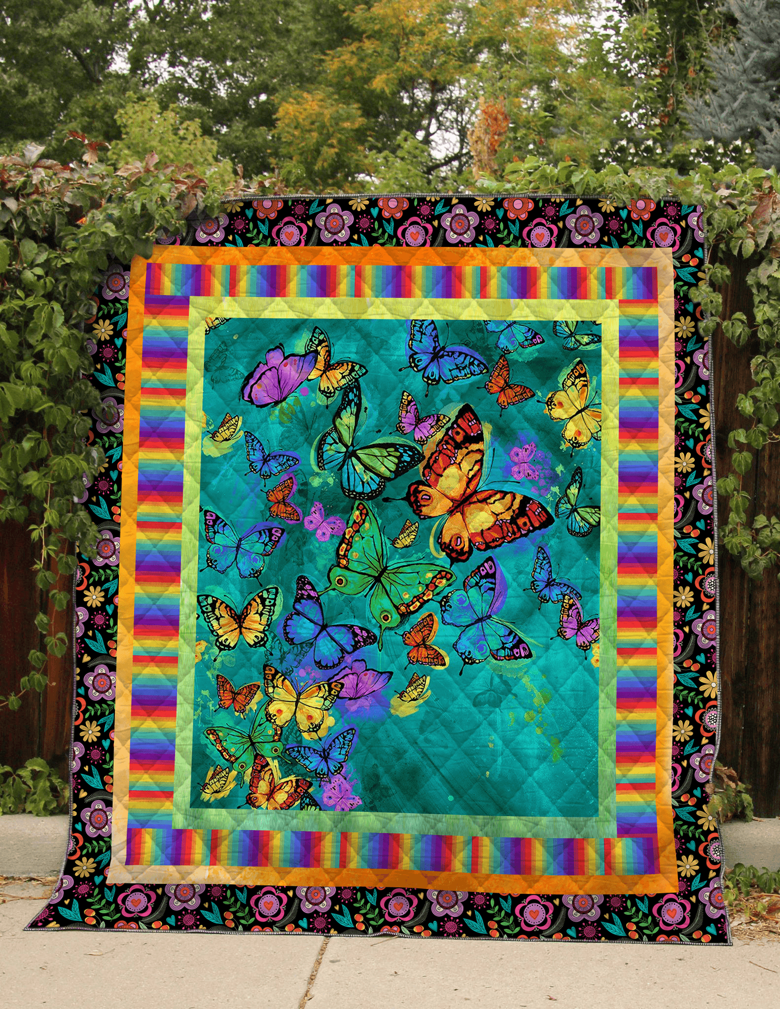 Butterfly Lcttv1612 Quilt Blanket Christmas Christmas Gifts Merry Christmas Holiday Gifts Gift Dhc03011256Dd