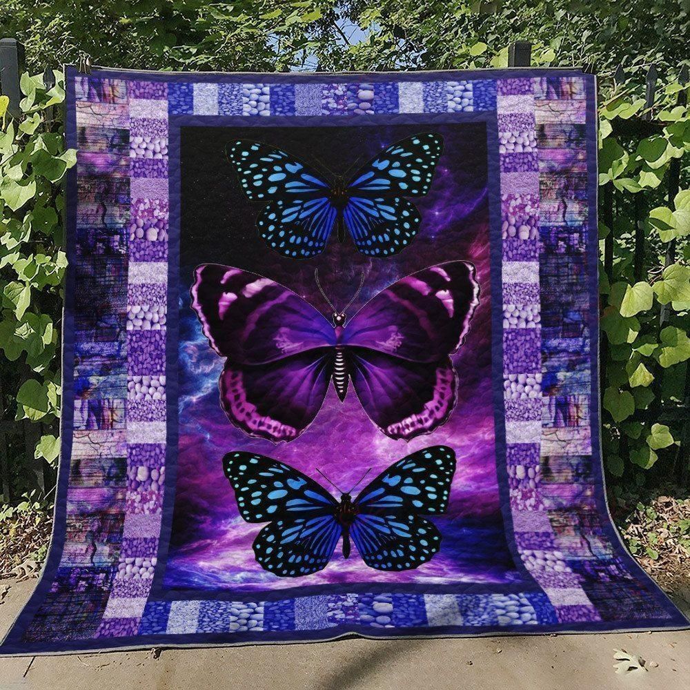 Butterfly LD2109697CL Quilt Blanket