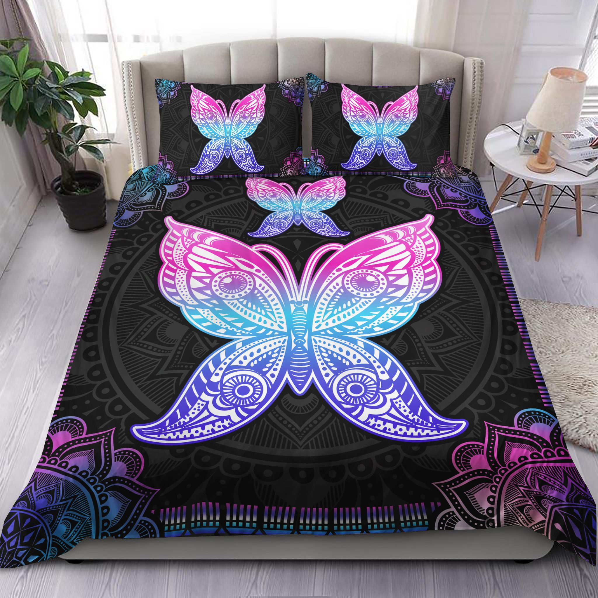 Butterfly Looks Like The Eyes Bedding Set