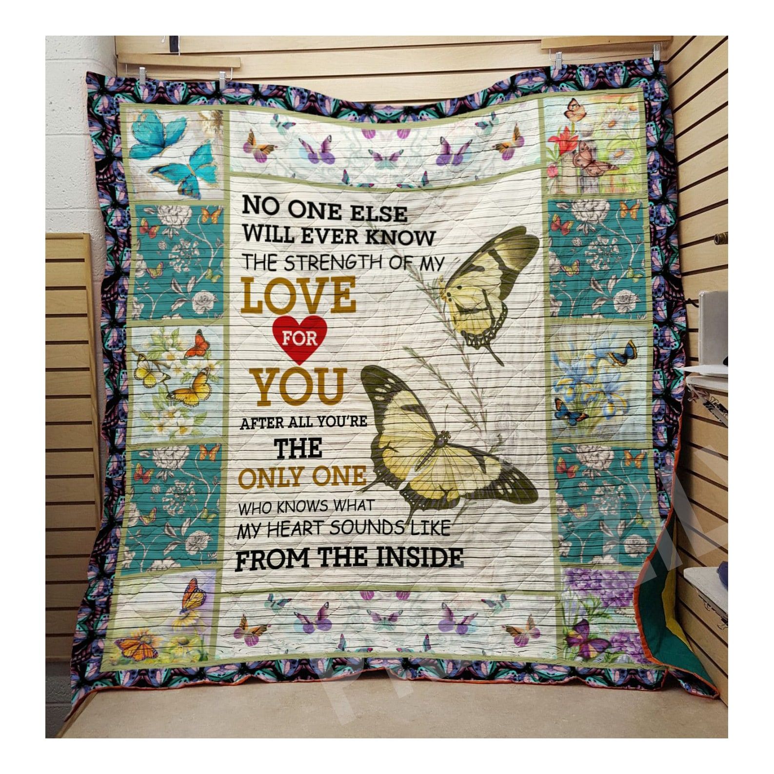 Butterfly Love For You Quilt Blanket Christmas Gift Dhc04011159Dd