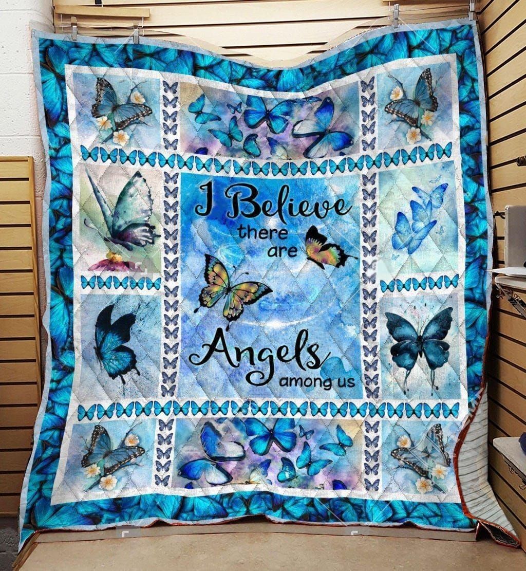 Butterfly Lovely Blue Wings Quilt Blanket DHC31121051TD
