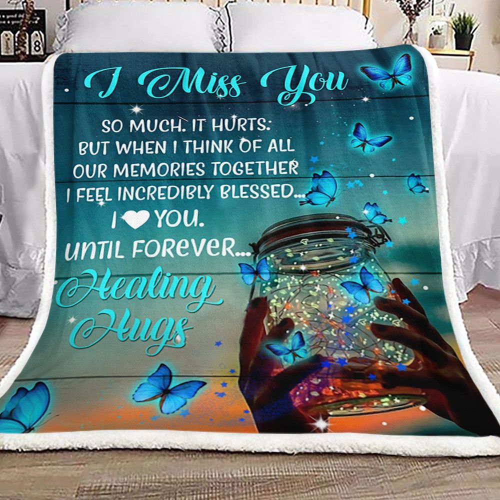 Butterfly Lovers Sherpa Fleece Blanket
