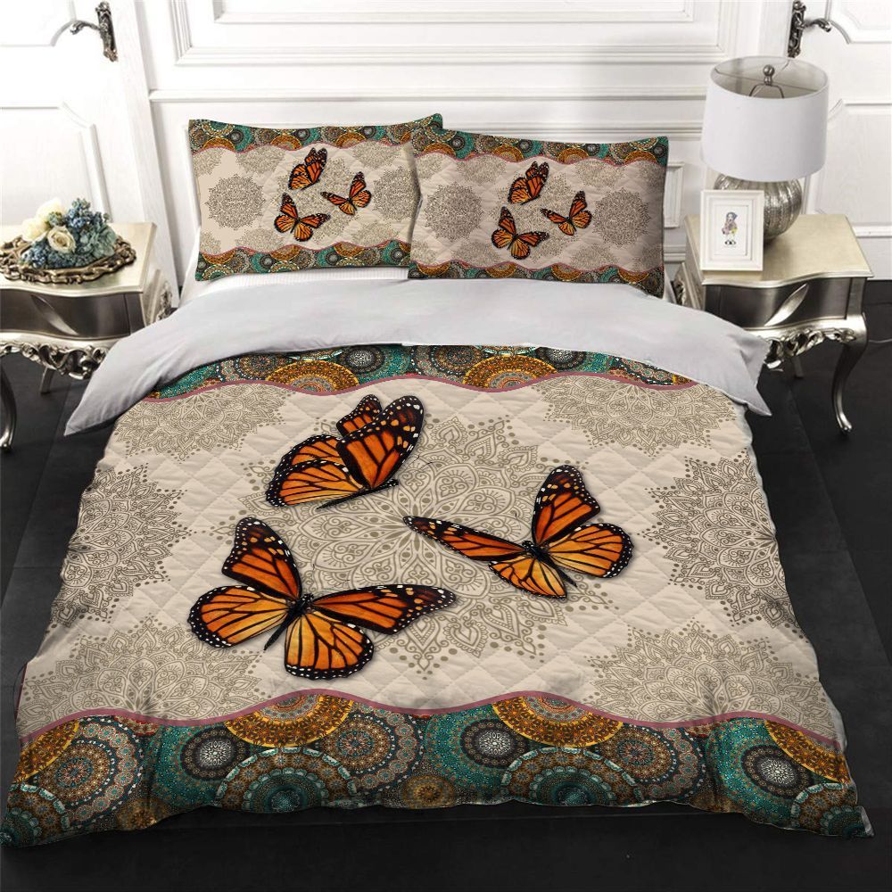 Butterfly Mandala Bedding Set