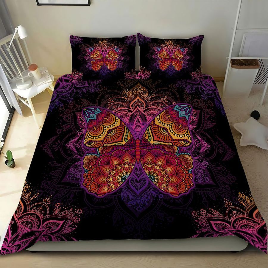 Butterfly Mandala Bedding Set