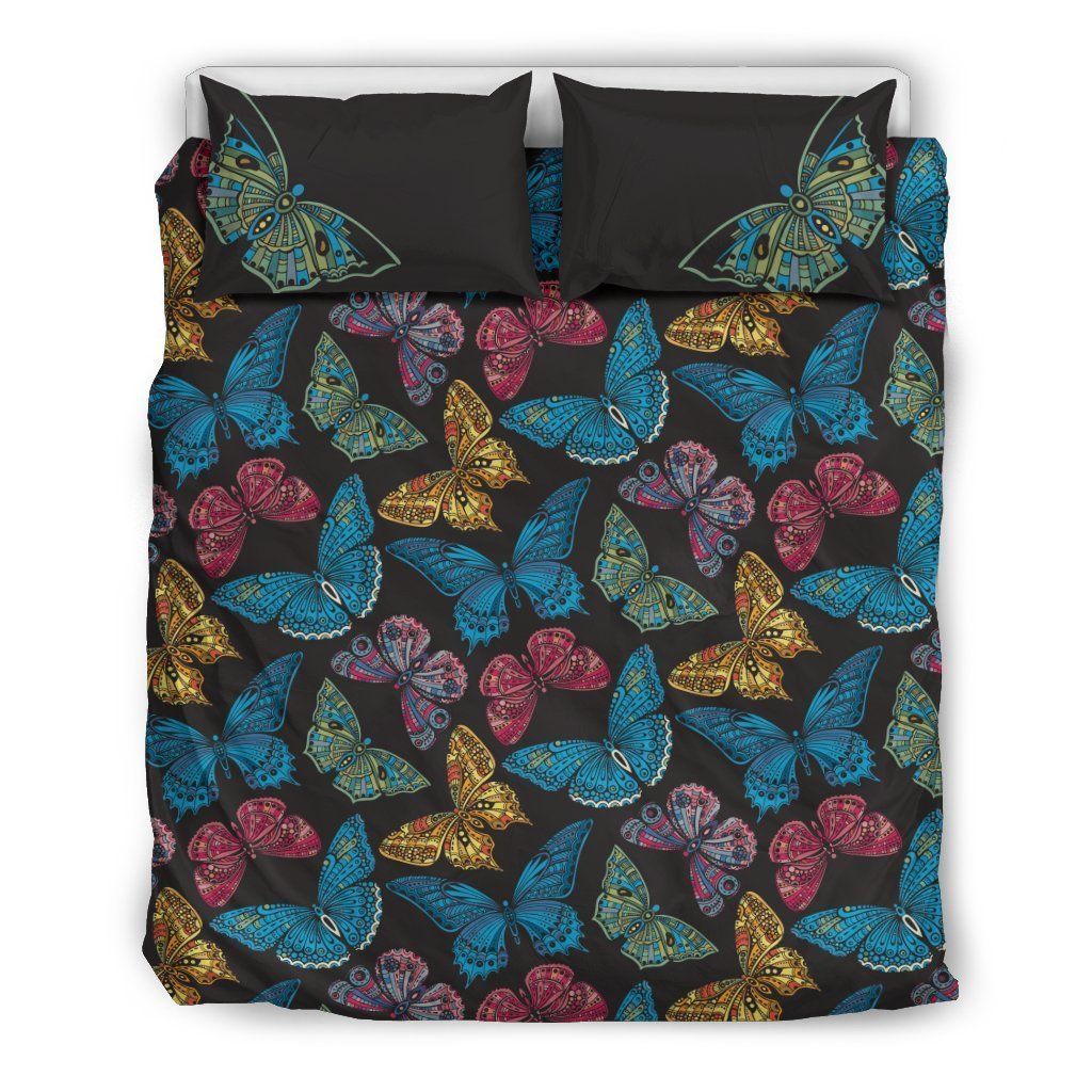 Butterfly Mandala Style Bedding Set